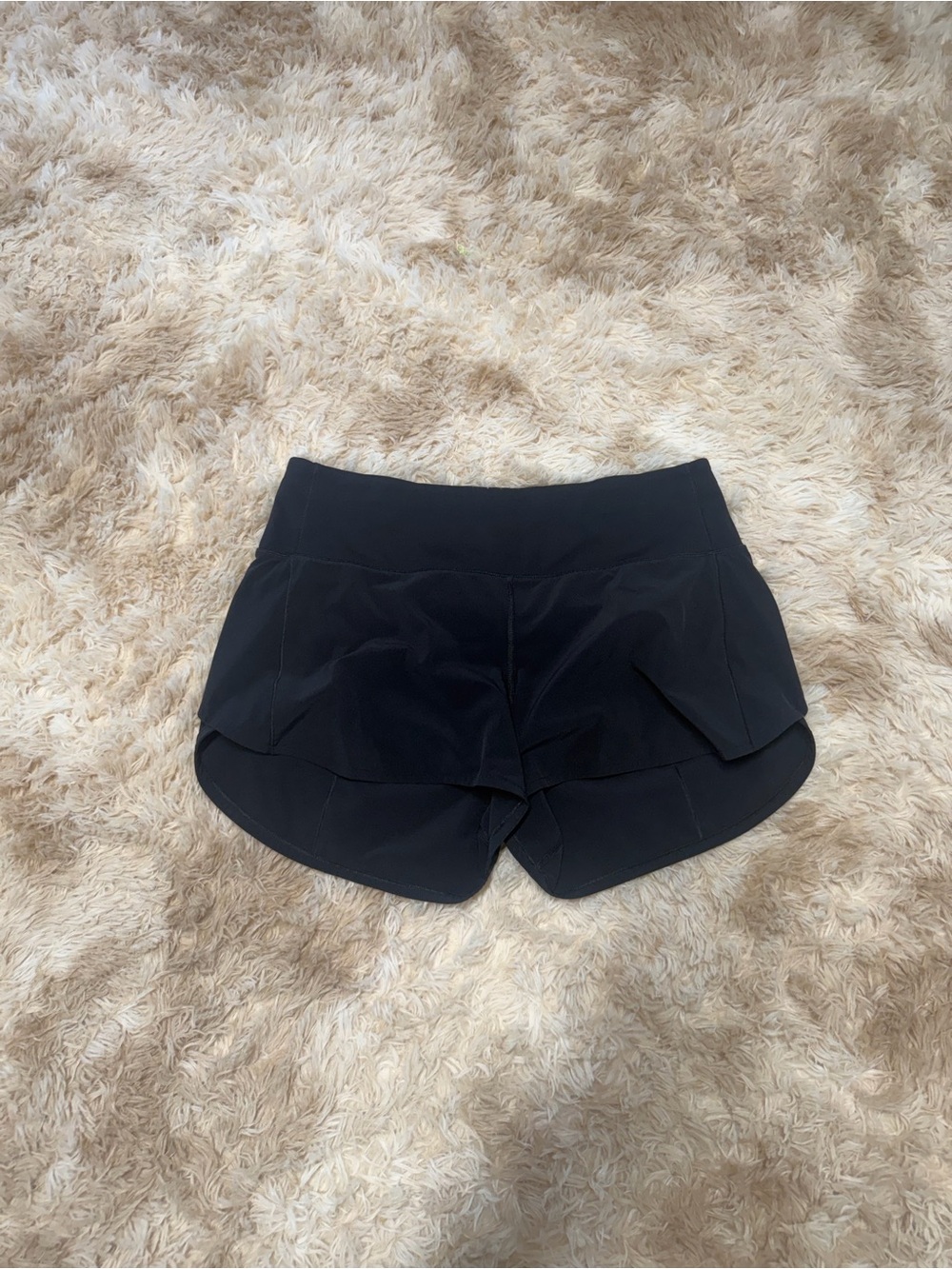 lululemon athletica Black Layered Run Shorts